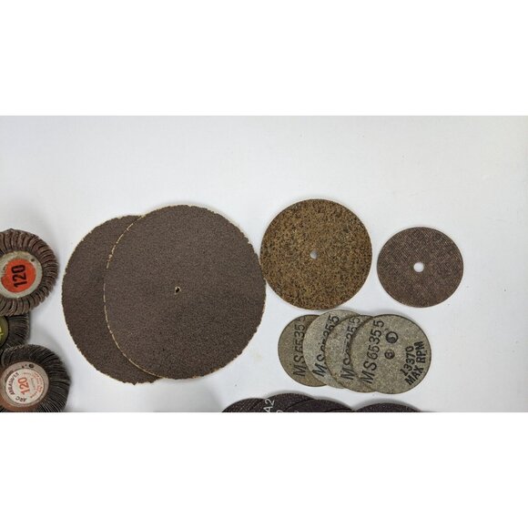 Sanding Wheels Grinding Wheels Vintage Large Mixed Lot Mixed Brands - Picture 3 of 8